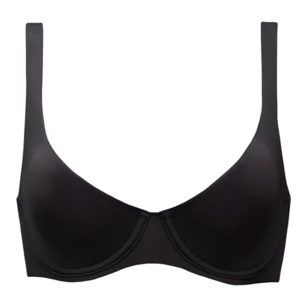 CUUP The Scoop Micro Bra Black 38E 38DD 38 E DD unlined underwire